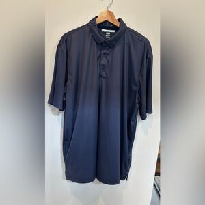 Greg Norman Collection Blue Polo Shirt Moisture-Wicking Casual